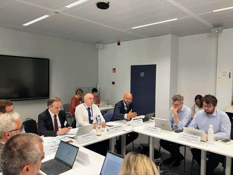 Pasquale Di Rubbo presenting at the 4th Steering Group meeting
