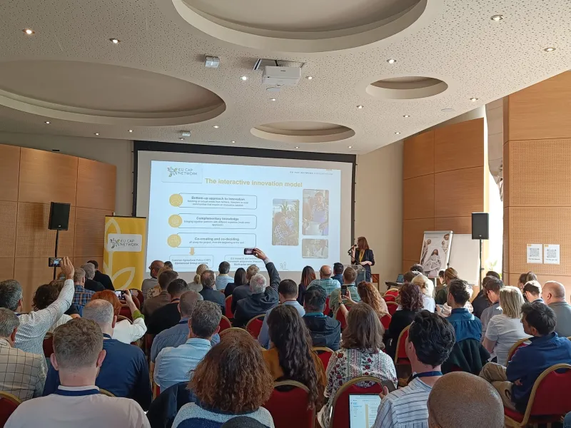 Magdalena Mach presenting at EU CAP Network workshop ‘Innovation in logistics to improve the position of farmers in a supply chain’