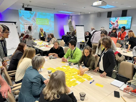 People during the workshop