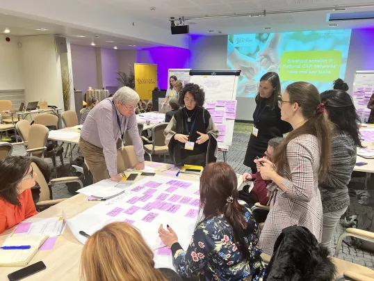 People during the workshop