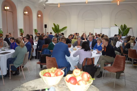 wide view of the Good Practice Workshop event
