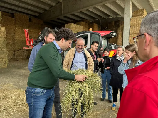 Participants at field visit of animal welfare