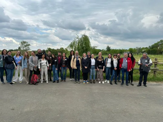 Group photo of Cross-visit ‘Monitoring animal welfare’ participants