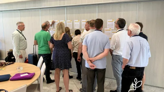 Participants sharing their thoughts at 2nd meeting of Focus Group 'Production of protein crops under climate change'
